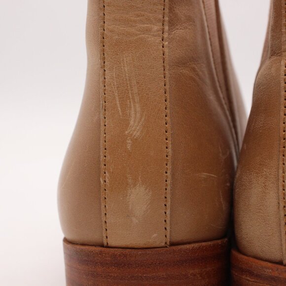 Nisolo Everyday Leather Chelsea Boots Women's US 6.5 Almond Tan Beige Pull On - Picture 11 of 11
